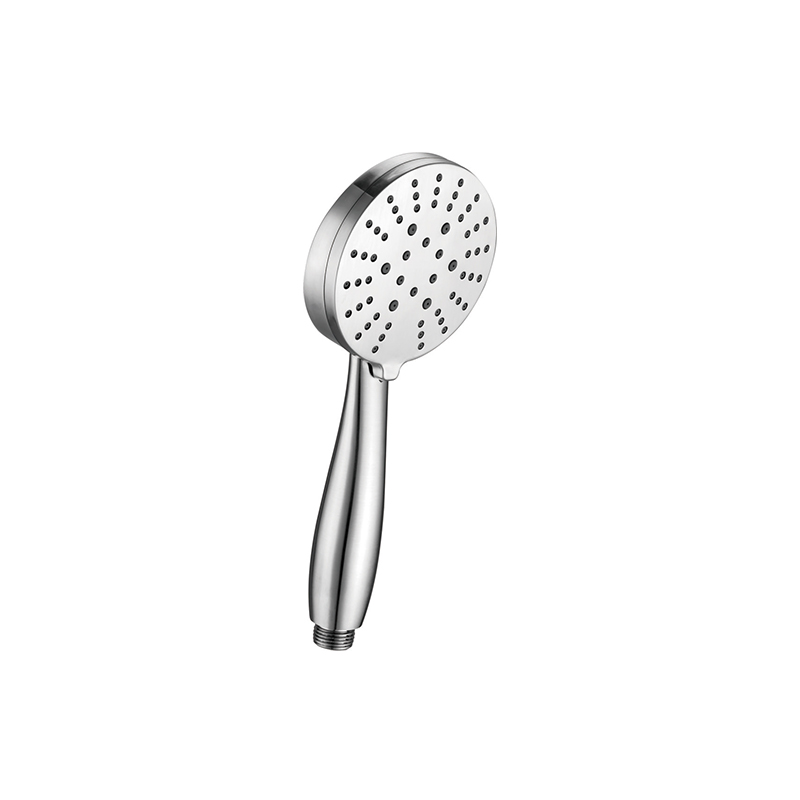 Multi-hole brushed silver hand shower 6616