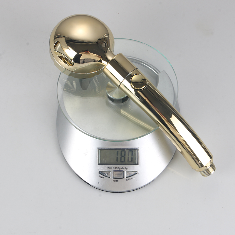 Japanese gold showerhead
